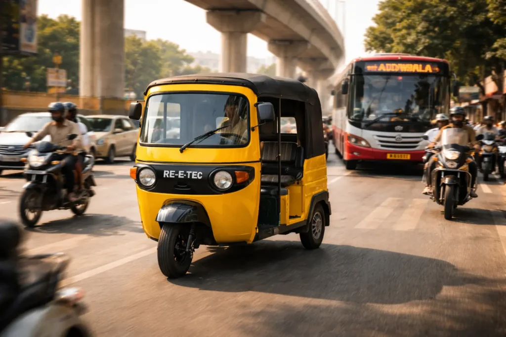 Bangalores busy Silk Board junction