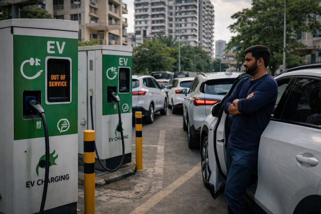 EV charging delay in Bangalore 1 1
